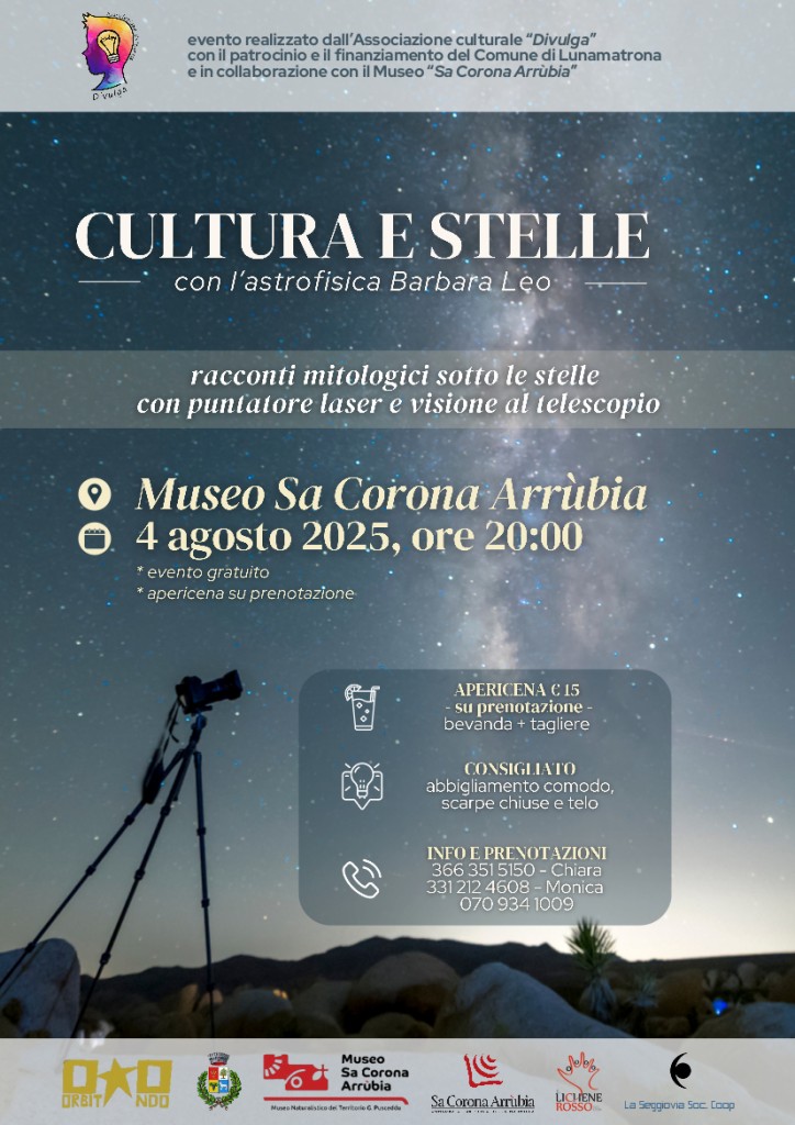 locandina evento stelle cultura